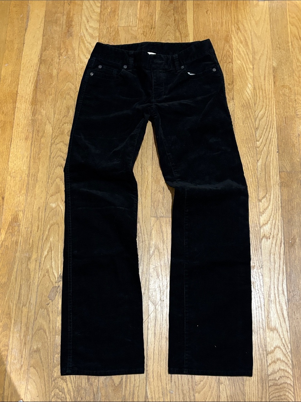 J. Crew Black Bootcut Corduroy Jeans